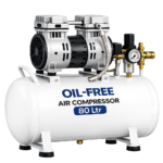 Oil-Free Air Compressor 80 Ltr (With Regulator)