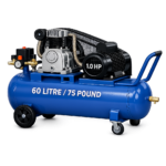 Reciprocating Portable Belt Drive Air Compressor with 1051 60 Litre (75 pound) Without Beltguard 1.0 HP Motor