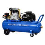 Reciprocating Portable Belt Drive Air Compressor with 2051 100 Litre (175 pound) without Beltguard 2.0 HP Motor