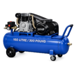 Reciprocating Portable Belt Drive Air Compressor with 2051 150 Litre (300 pound) with Beltguard 2.0 HP Motor