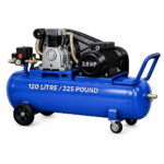 Reciprocating Portable Belt Drive Air Compressor with 2065 120 Litre (225 pound) with Beltguard 2.0 HP Motor