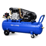 Reciprocating Portable Belt Drive Air Compressor with 3065 160 Litre with Beltguard 3.0 HP Motor