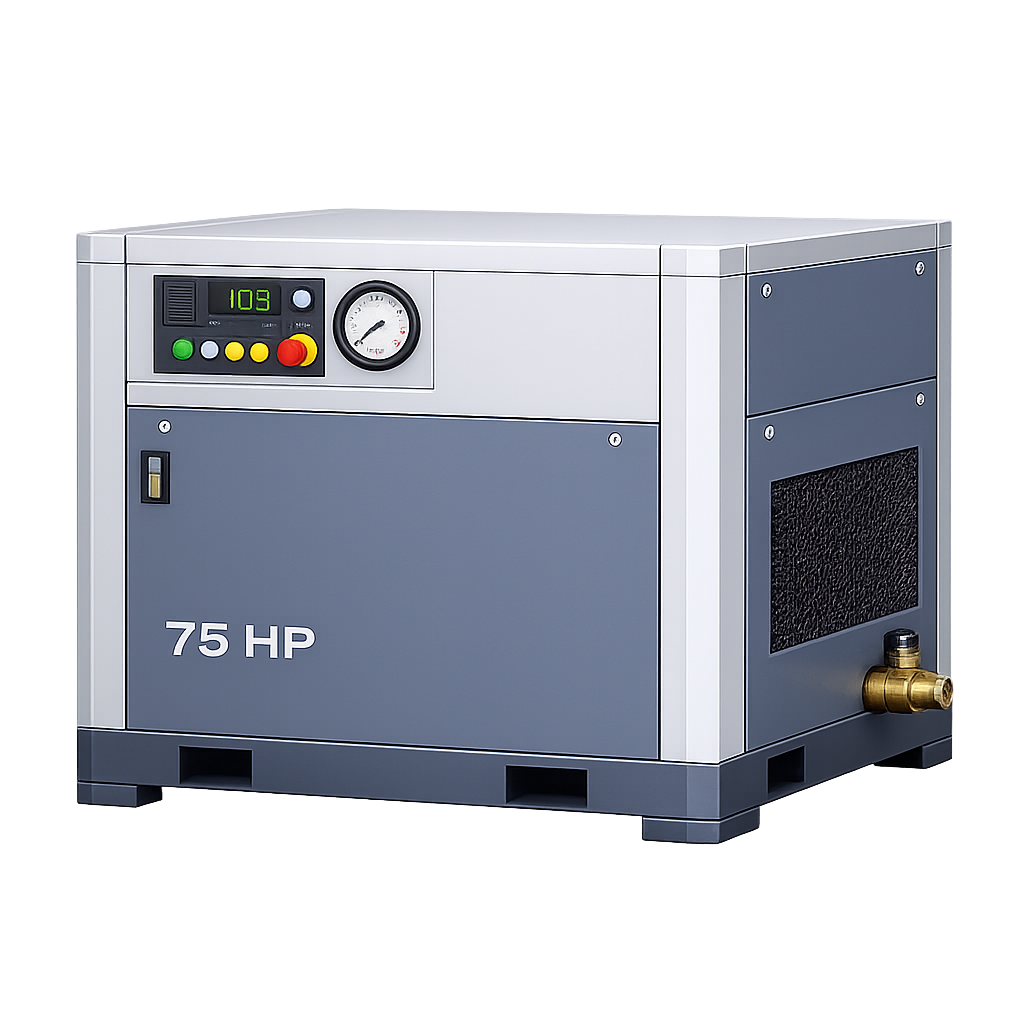 Screw Air Compressor 75 HP