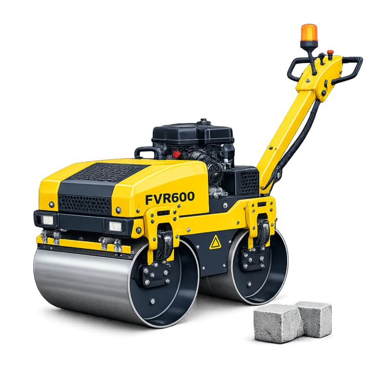 Walk Behind Double Drum Vibrating Roller FVR600